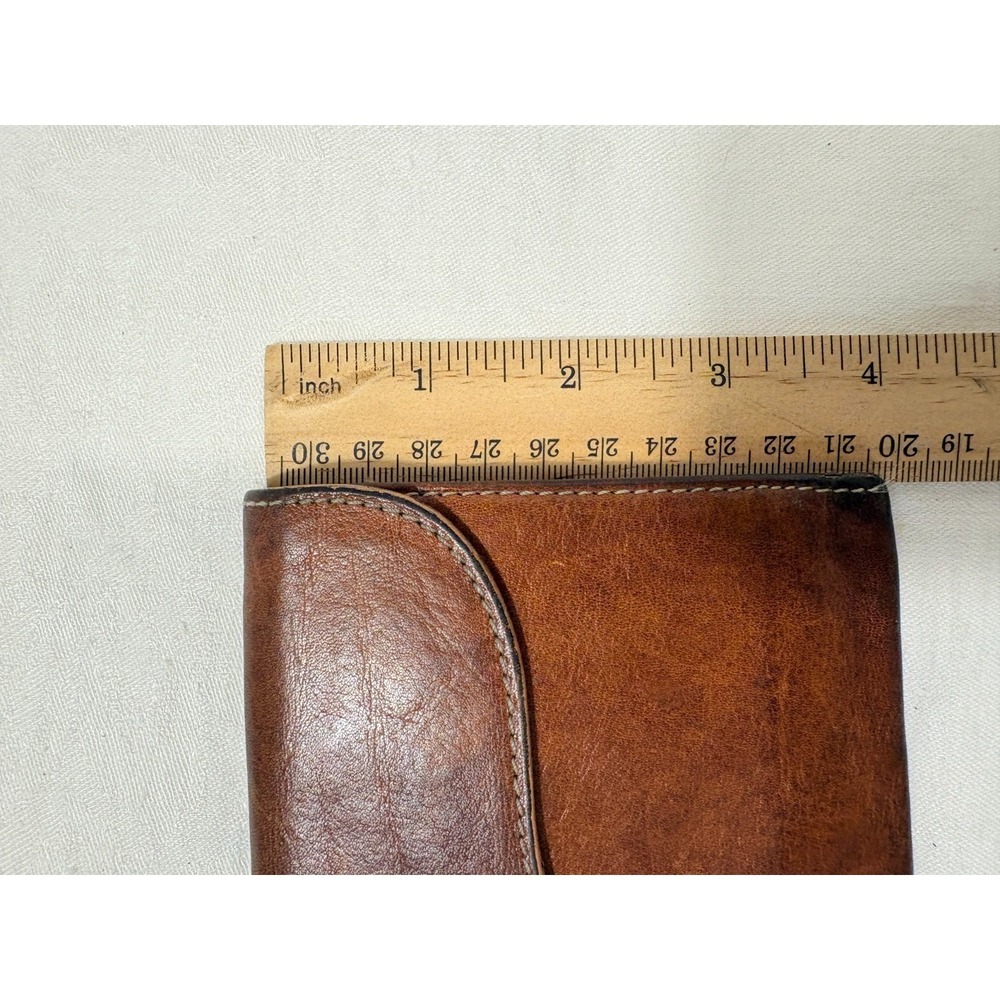 Vtg Northwest Passage Brown Leather Billfold Wallet Canada Northern Steer 7.5" - Picture 10 of 12